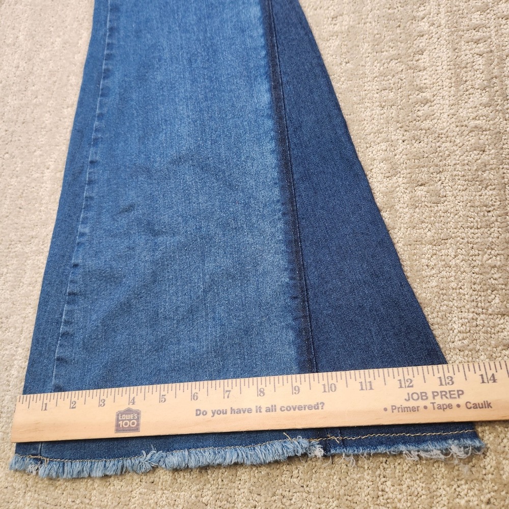 Bell Bottom Jeans Women 13 Super Flare Hi Rise Cowgirl Western Rodeo Boho NEW - Picture 7 of 11